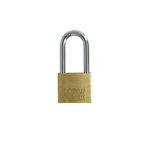 Lucchetto in ottone con anello lungo, a chiave unificata, 30 mm, n. 2, Resistente - Product Image 1