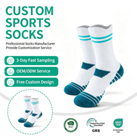 Chaussettes de sport professionnelles pour hommes, en coton, à séchage rapide, absorbant la transpiration, respirantes, absorbant les chocs, antidérapantes