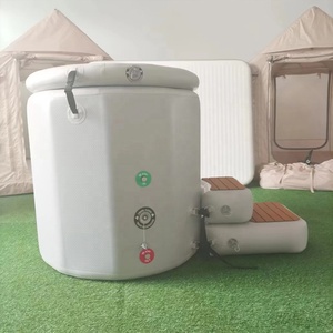 Portable Inflatable <strong>Ice</strong> Bath Tub with Cover Adults' Recovery &amp; Cold Water Therapy <strong>Ice</strong> <strong>Bucket</strong> - Product Image 3
