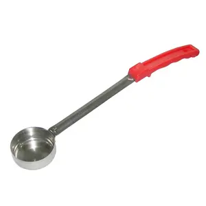 Stainless Steel Kitchen Utensils Solid Flat Bottom Soup Ladle Kitchen Ladle