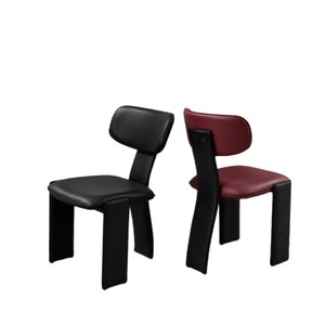 Sillas de Comedor Color Borgoña con Respaldo Flotante y Base Plana en Obsidiana para Comedor, Restaurante Esquinero y <span class=keywords><strong>Pizzería</strong></span> - Product Image 6