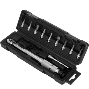 1/4 Inch 5 Tot 25nm Aandrijving Torsiesleutel Set Momentsleutel Set Met Bijtstopcontacten Verlenging Voor Het Repareren Van Motorfietsreparatiegereedschap