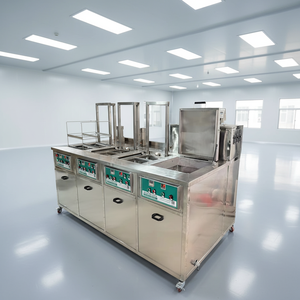 Nouvelle machine de nettoyage à ultrasons électrique industrielle multi-bacs semi-automatique avec système de levage pour le nettoyage des filtres DPF - Product Image 1