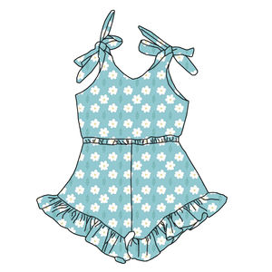 Tute Estive Premium per Bambine Senza Maniche con Design Plissettato e in Pizzo, Vendita all'Ingrosso - Product Image 3