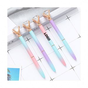 Bolígrafo de Cristal con Diamantes y Logotipo Personalizado - Regalo de Oficina de Metal Premium para Promociones y Eventos - Product Image 1
