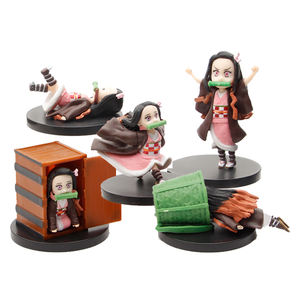 Set de 5 Figuras de Acción de PVC de Demon Slayer: <span class=keywords><strong>Kimetsu</strong></span> <span class=keywords><strong>No</strong></span> <span class=keywords><strong>Yaiba</strong></span>, Kamado Nezuko, Colección de <span class=keywords><strong>Anime</strong></span>, Juguetes para Niños y Niñas, Regalo - Product Image 1