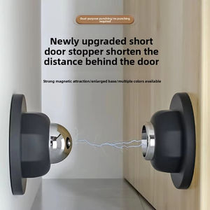 Wholesale 1pc Door Holder Catch Latch-Powerful Magnetic Stopper Hassle-Free No-Drilling Installation <b>Secure</b> with Screws - Product Image 1