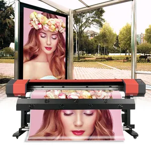 Eco solvent printer sticker and flex digital printing machine 1.8m large width printer for banner printing