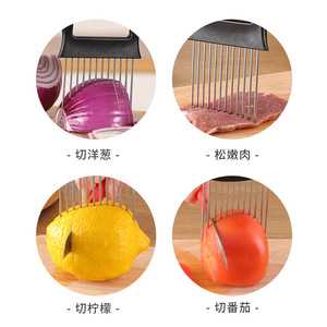 Attendrisseur à viande en acier inoxydable à plusieurs dents pour la préparation de la viande et la découpe des légumes - Product Image 4
