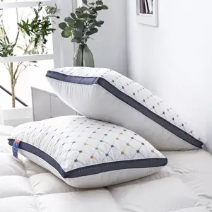 透气舒适家居防过敏深度睡眠100% 棉枕家用酒店床
