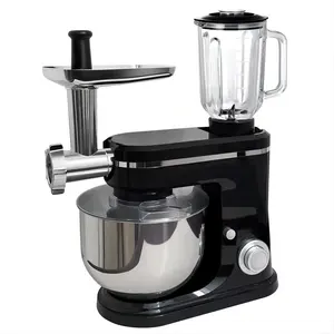 Stand Mixer Machines Food Mixer Máquina Amassar Massa Bacia De Aço Inoxidável Processador De Alimentos