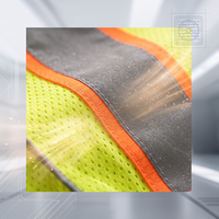 Gilet de sécurité haute visibilité avec logo de chantier, veste de travail LED pour ingénieur avec poches et fermeture éclair, gilet de sécurité réfléchissant