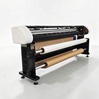 HP45 Twee-kops zelfreinigende verticale inkjet snijplotter kleding CAD print- en snijmachine