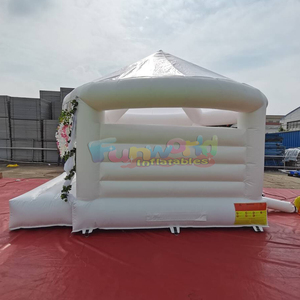 บ้านลมสีขาวสำหรับงานแต่งงาน บ้านเด้งดึ๋งสำหรับปาร์ตี้ ปราสาทลมสำหรับเด็ก - Product Image 4