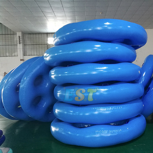 Juego de trabajo en equipo divertido para 8 personas, <span class=keywords><strong>juegos</strong></span> inflables duraderos de PVC para reuniones deportivas escolares - Product Image 4