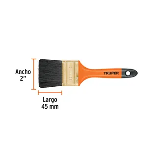 Cepillo Profesional BOX 6 de 2 Pulgadas con Mango de Plástico, TRUPER - Product Image 2