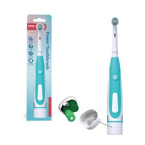 Brosse à dents électrique sonique pour adultes Source Factory, poils souples, étanche IPX5, autonomie de 30 jours, nettoyage en profondeur, têtes de brosse compatibles - Product Image 3