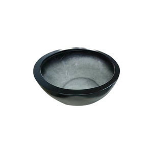Pot de fleurs circulaire moderne en fibre de verre, jardinière d'extérieur, design minimaliste, grande taille - Product Image 1