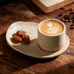 Vintage Drinkware Stoneware Cappuccino <b>Cup</b> with <b>Saucer</b> Set Ceramic Espresso Coffee Mugs Japanese Retro Dessert Plate - Product Image 4