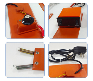 מותאם אישית 12v 24v 120v 220v תעשייתי אלמנט חימום גמיש סיליקון חשמלי משטח חימום עבור כיור מיכל מים - Product Image 6