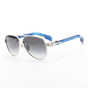 Gafas de Sol de Titanio y Acetato Vintage de Piloto, Divertidas, de Lujo, con Protección UV, Estilo Y2K, para Mujer, Fabricantes Chinos 2025, Cricket para Hombre - Product Image 3