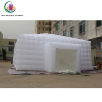 Tente gonflable de Camping, grande taille, de 15m x 10m, blanche, en tissu Oxford, pour l'extérieur