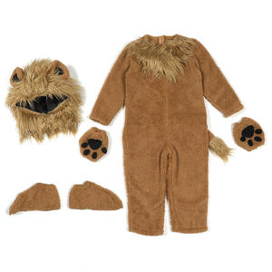 Vente chaude Drôle Enfant Costume <span class=keywords><strong>Lion</strong></span> <span class=keywords><strong>Roi</strong></span> Anniversaire Bébé Enfants Animal Carnaval Halloween Mignon Cosplay Fantaisie Film Rôle Combinaisons - Product Image 4