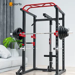 Rack resistente para treinamento de peso, equipamento fitness, rack ajustável de agachamento