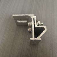 Pince solaire pour toiture à joint debout, pince de fixation PV en aluminium non-perforante pour toiture métallique à joint debout