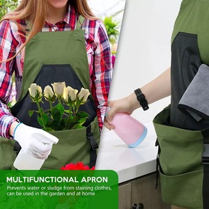 Tablier de jardinage, tablier de récolte, cadeaux de jardinage pour hommes, tablier de jardinage avec poches pour femmes - Product Image 2