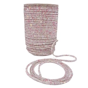 Accessoires de bijouterie DIY : Tubes de fil de coton entièrement recouverts de diamants, faits à la main, avec bande de diamants à dos adhésif, pour vêtements et chaussures - Product Image 6