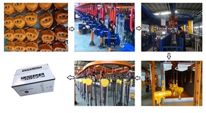 Para ALLMAN, polipasto de cadena eléctrico tipo ER de alta calidad de 5 toneladas y 7,5 toneladas con freno magnético lateral, polipasto de Metal de nueva construcción - Product Image 2