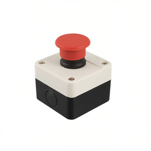 Botón de Emergencia Tipo Hongo de 22mm Rojo para Uso Industrial y de Seguridad - Product Image 2