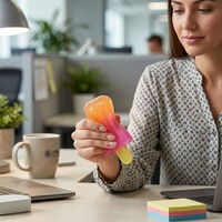Jouets sensoriels anti-stress Runfeng unisexes en forme de bâtonnets glacés, en sucre de malt, à montée lente, pour voyages, à partir de 14 ans