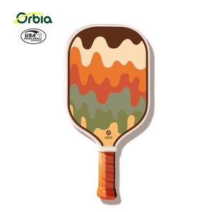 Dripping Icecream Pickleball <span class=keywords><strong>Paddle</strong></span> <span class=keywords><strong>Precio</strong></span> al por mayor Durable Glass Fiber Pickleball <span class=keywords><strong>Paddle</strong></span> con antideslizante Overgrip - Product Image 1