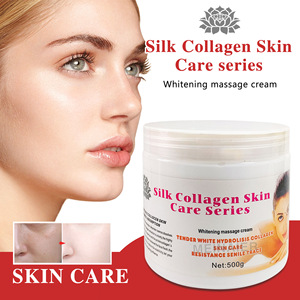 Crème de massage réparatrice et nourrissante au collagène de marque privée pour éclaircir et raffermir la <span class=keywords><strong>peau</strong></span>. 500g - Product Image 2