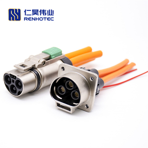 12Mm Kim Loại Năng Lượng Mới Xe 3 Pin Kim Loại Cắm Điện Áp Cao Kết Nối Không Thấm Nước IP67 Cao Hiện Thẳng Cắm - Product Image 5