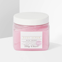 Extrait de fruit de baie d'açai biologique Gommage exfoliant corporel naturel en gros Gommage corporel au sucre personnalisé pour le corps Acai Scrub