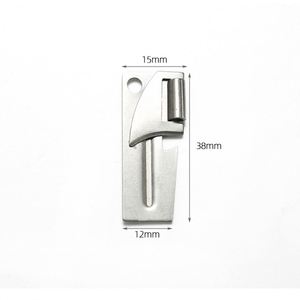 Abrelatas y abridor de botellas plegable portátil de acero inoxidable, herramienta doméstica sencilla para levantar botellas y abrir latas y botellas - Product Image 2