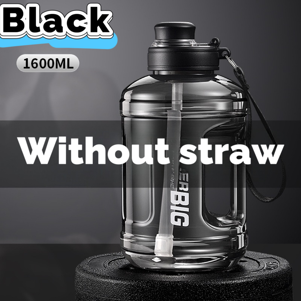 Black 1600ml ( without straw)