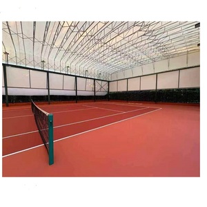 Tente de stockage mobile en PVC avec structure en acier, pliable, électrique, rétractable, pour terrain de padel - Product Image 1