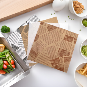 Papiers sulfurisés double face de qualité alimentaire, résistants à l'huile, pour emballage de barbecue, sandwichs, hamburgers, nouilles - Product Image 6
