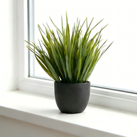 Plante verte artificielle décorative de bureau, plante verte simulée pour la photographie, petit bonsaï créatif