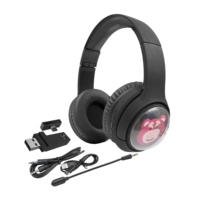 Casque de jeu sans fil professionnel 2.4GHz Casque antibruit supra-auriculaire avec faible latence pour les joueurs