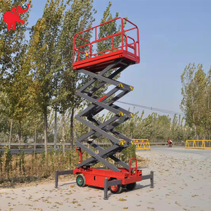 CE ISO Mini Aerial Platform 4m 6m 8m 10m 12m 14m Scissor Lift Hydraulic Mobile Scissor Lift Platform - Product Image 3