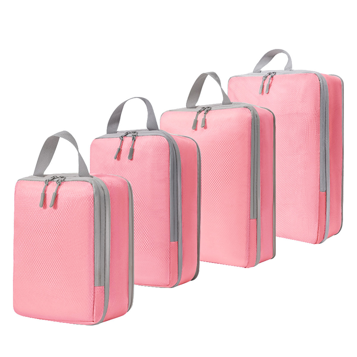 Ensemble compressé de quatre pièces [rose]