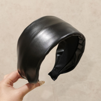 Headband Korea Gaya Retro Bahan Kain Lebar Buatan Tangan Tren Fashion Terbaru Kain Artifisial Berkualitas Tinggi