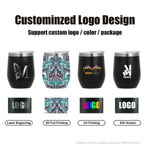 Double Wall Vacuum Insulated <b>Coffee</b> Tumbler 12oz 304 Stainless Steel Matte Finish Reusable Mug for Office Travel Custom Logo - Product Image 4