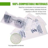 Groothandel Custom Logo Gedrukt Biologisch Afbreekbaar Composteerbaar Waterdichte Zip-Lock Bag