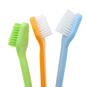 Sikat Gigi Anjing & Kucing Dual Headed <span class=keywords><strong>Dental</strong></span> Hygiene Sikat Gigi Lembut untuk Pembersihan Gigi Hewan Peliharaan Tersedia - Product Image 2